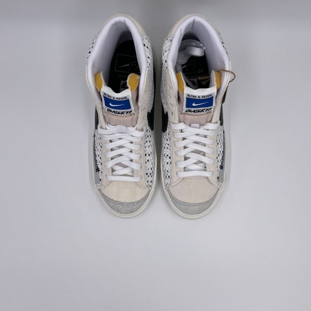 Nike Blazer Mid '77 Black / White Womens Shoes - Picture 5 of 9